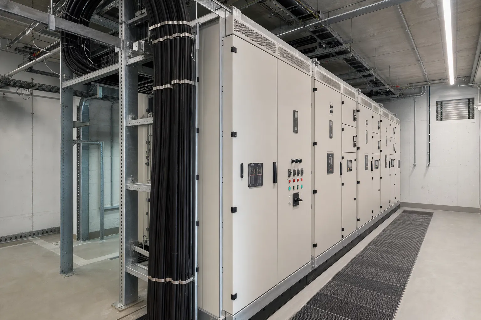 Photovoltaikanlage mit Netzanschluss und Zählerkonzept